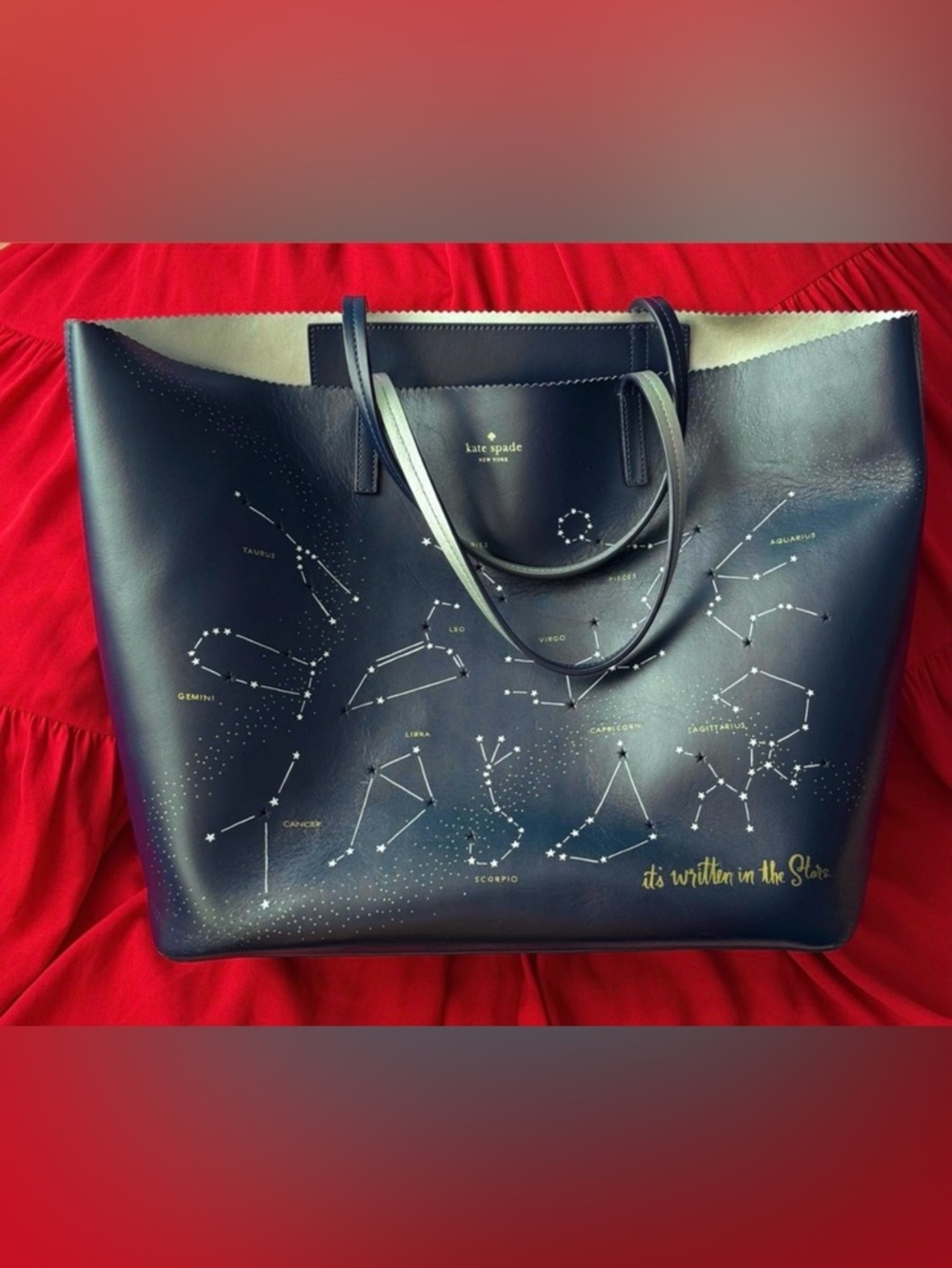 Kate Spade It’s Written in the Stars Constellation Tote Bag